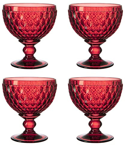 Villeroy & Boch Boston Coloured set om 4 champagneskål röd