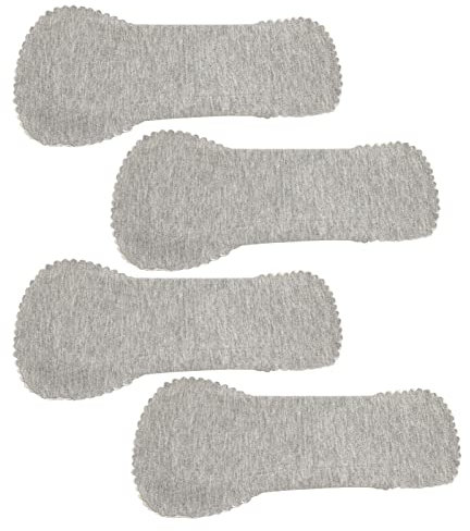 Salvaslip in Tessuto di Grafene, 4 Pezzi Salvaslip in Tessuto Riutilizzabile Lavabile a Prova di Perdite Traspiranti Assorbenti Igienici in Grafene per le Donne (L)