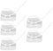 Clips métalliques adhésifs | Support de tuyau sans perçage Clips adhésifs réglables – Clips de câble étanches et épais pour salon, chambre à coucher, salle à manger