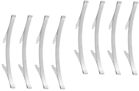 UKCOCO 8 Pièces Porte coulissante en de titane Rail de guidage pour porte de placard Limiteur de position pour porte coulissante positionneur de porte système coulissant Piste