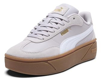 Puma Women's Club II Era Platform Shoes, Green Moon-Lilac Frost, 11, Marble-White, 4.5 UK