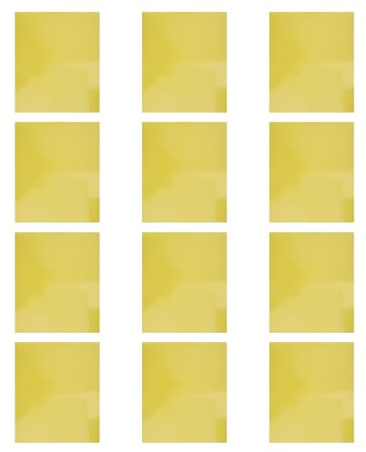 Zqxnt Panneaux époxy standard 3240 à cellules au lithium pour isolation de batterie renforcé en fibre de verre 12 unités par paquet Isolateur de batterie en fibre de verre époxy jaune