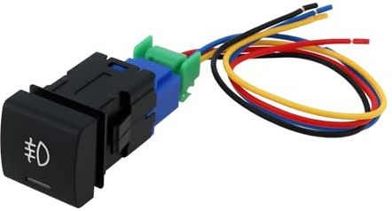 OTOTEC Interruptor de Luz Antiniebla Trasera Compatible con Toyota Corolla Rav4 12 V