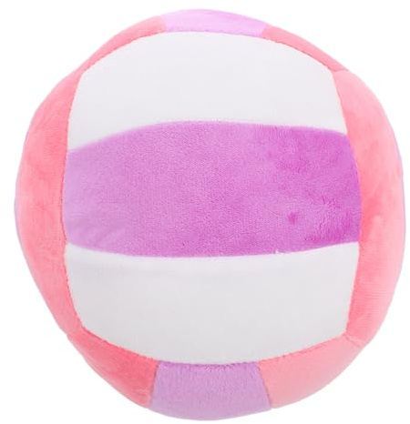 VALICLUD Plush Stuffed Volleyball Pillow Soft PP Cotton Filling Decorative Sport Cushion for Home Relaxation and Fans Gift