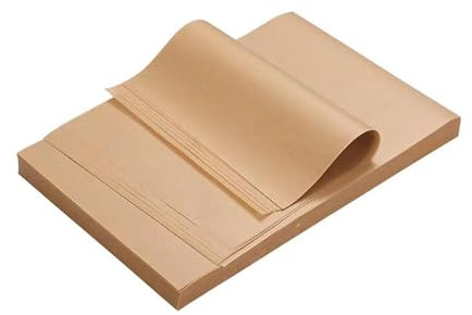 50 Pcs 8x12inch Parchment Paper Baking Sheets, Non-Stick Parchment Sheet for Baking, Grilling, Air Fryer, Steaming, Greaseproof Paper Sheets for BBQ, Picnic, Festival, Bread