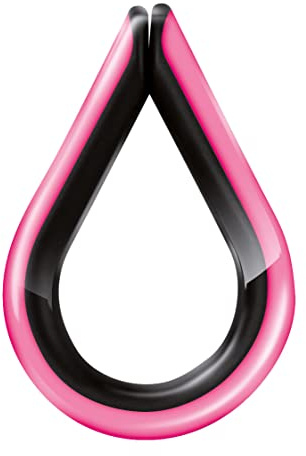 WUNDER-BAUM Lufterfrischer Clip I Langanhaltender Duft im Auto oder zu Hause I Bubble Gum I 1 Stück, Pink Schwarz