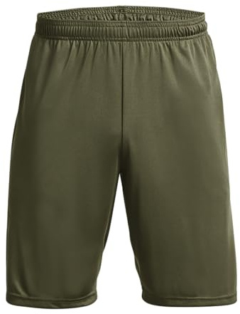 Under Armour Tech grafiska shorts, löparshorts gjorda av andningsbart material, träningsshorts med ultralätt design män