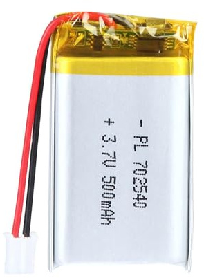 Uxney Batería de 3,7 V 700 mAh 702540 de polímero de litio de iones de litio con conector de 2 PH con 2 mm de tamaño de cuadrícula