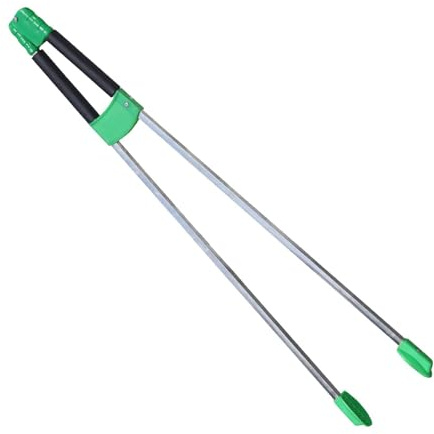 Müllgreifer, Greifhilfe, lange Müllzange, Greifer, Abfallsammelstab für hinter Möbeln, für ältere Menschen, 88cm