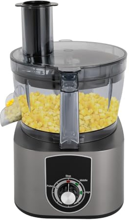 7L Eektrisch Gemüsehobel, Würfelschneider Obstschneidemaschine, 600W Gemüsewürfelmaschine, Gemüseschneider,kann zum Würfeln und Schneiden aller Arten von Obst und Gemüse