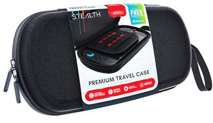 STEALTH Handhållen konsol resefodral kompatibel med Switch 2, hållbar och lätt