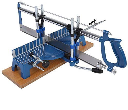 TechZyrion Scie à onglets, scie à onglets de précision avec 5 réglages d'angle de Coupe, Outil à Main de scie à onglets Manuelle for Le Travail du Bois Artisanal