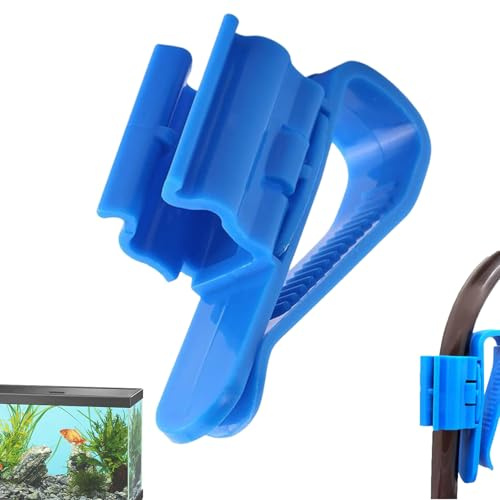 Mbiyhgta - Soporte para tuberías de Acuario, Pinza para tuberías de Agua de Pescado | Fijación Clip de tuberías de Agua para acuarios, Pinza de sujeción de Manguera de Acuario Ajustable para casa