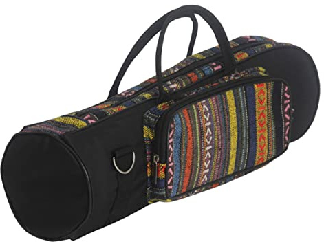 UPKOCH Portable Oxford Cloth Trumpet Bag with Padded Protection and Shoulder Strap, Lightweight Trumpet Storage Pouch for Carrying and Organising Your Wind Instrument Random Color