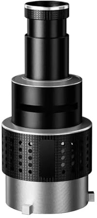 Fegtrtyoa Accesorio para Proyector Soporte Óptico Cono Kit de Fotografía Óptica con Filtros de Color y 25 Gobos Calidad Metálica