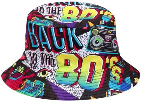 O-Kinee Fischerhut Herren,Sonnenhut Faltbar Damen,Sommerhut Anglerhut Outdoor,Bucket Hat für Urlaub,Lustige kopfbedeckung Accessoires für Karneval Fasching Party