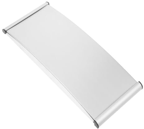 DOITOOL Targhette per Porte Ufficio in Lega di Alluminio Design Minimalista Fessura Curva per Segnaletica Aziendale Personalizzabile