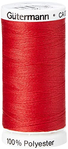 Gütermann Nähgarn, Polyester, 250 m, Scharlachrot (0026), 5,5 x 2,7 x 2,7 cm