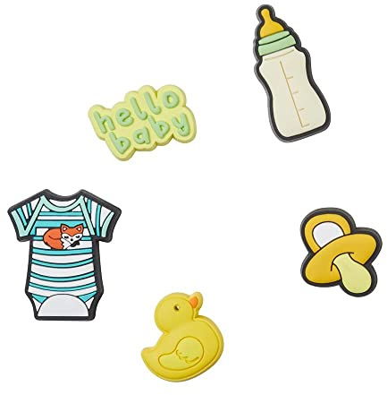 Crocs Unisex Charms 5-Packs Her | Jibbitz for Schuhanhnger