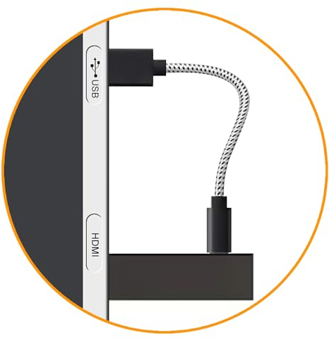 Aiprily Power Cord for Fire Stick, USB Cable for Fire Stick, Power Streaming TV Sticks from TV's USB Port, USB Power Cable for Firestick (2 Pack)