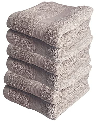 Set med 6 skärvdukar 30 x 50; 450 gr/m2 100% bomull TOPO