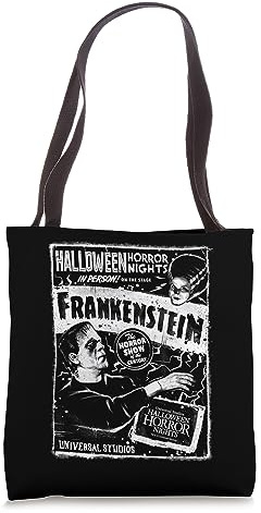 Halloween Horror Nights Frankenstein & Bride of Frankenstein Tote Bag