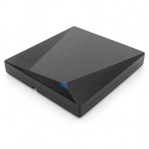 Externes CD-DVD-Laufwerk, USB-C-CD-DVD-Brenner, Plug-and-Play, Hochgeschwindigkeits-Datenübertragung, Tragbarer Externer DVD-Brenner für Laptop-PC für Windows für OS X