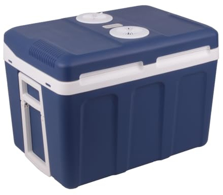 Vaiko® Kühlbox 40L – tragbarer Kühlschrank 12V/230V – Thermoelektrisch, Warmhaltefunktion, mit Rollen und ideal für Auto & Camping, ECO-Modus, Energieklasse E