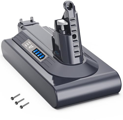 Morpilot 6500mAh 25,2 V Li-Ion Batería para Dyson V10 SV12 para Dyson Cyclone V10 Absolute Animal Motorhead Fluffy Extra Aspirador Escoba Inalámbrico, Reemplazar 969352-02
