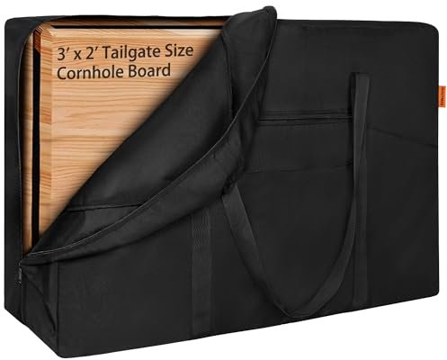 OUUTMEE Cornhole Tragetasche, Cornhole Boards Tasche für Cornhole Outdoor Spiele, nur Tasche, 91 x 61 cm, reguläre Größe