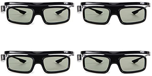 Gotoger Dlp-Link - Occhiali 3D in vetro 3D ricaricabili per proiettore 3D R20 R19 R15 P12 R9 R7