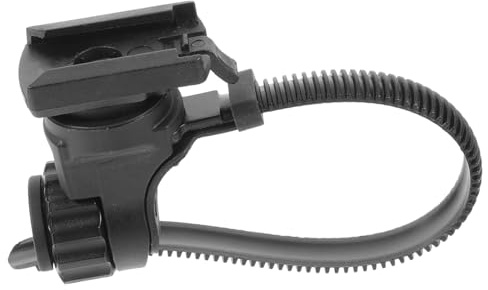 POPETPOP Fahrradtaschenlampenhalterung Kunststoff Stoßfest mit Clip Fahrradlenkerhalter für Mountainbike Fahrradzubehör