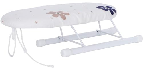 BCJMKDX Tablas de Planchar de sobremesa. Tabla de Planchar portátil Plegable de sobremesa, compacta y pequeña, con Patas Plegables y Ligera.