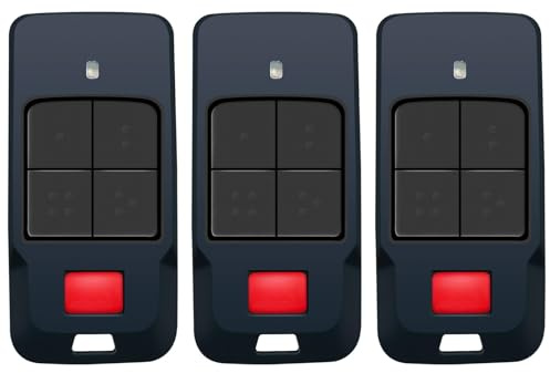 Telecomando Cancello 4 Tasti Mitto, Frequenza 433,92 MHz, Compatibile con Mitto C2, Mitto 2, Mitto 4, MITTO COOL C4 - Set di 2 Telecomandi, Controllo a Lunga Distanza, Codifica Sicura