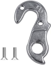 TerchPilet Derailleur Hanger 166 GH-039 Compatible with Polygon Helios, Strattos, Louis Garneau, Dedacciai, Whyte | CNC Aluminum Alloy, Silver, Replacement Dropout with Bolts