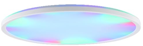 Brilliant LED Panel Lumaro rund Ø 42 cm dimmbare Deckenleuchte mit Fernbedienung 3000 Lumen, 4000K neutralweiß ICRGB Farbwechsel & Memory- Funktion für Wohn- & Arbeitsbereiche