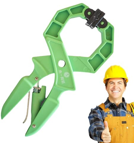 Robusti morsetti a molla – Morsetti per la lavorazione del legno con grande apertura ganasce, manico ergonomico con strumento di lunga durata fai da te per incollare e fai da te | officina garage