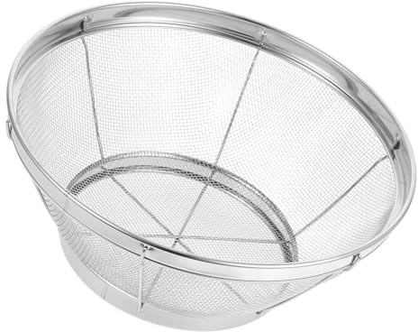 Angoily Égouttoir en Acier Inoxydable 22 Micro-trous, Panier à Laver Légumes et Riz, Grosse Capacité Stable Base Anti-dérapante, Passoire Cuisine Multifonction pour Fruits et Pâtes – 1