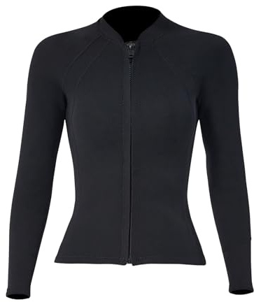 Generic 2 Mm Neopren Dyktopp, Lätt Långärmad Våtdräkt, Dyksnorkeltopp med Värmebeständighet, Idealisk för Dykning, Snorkling och Surfing (S)