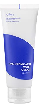 IsNtree Feuchte Creme mit Hyaluronsäure 100 ml, 3,38 fl.oz | Gleicht Öl und Feuchtigkeit aus | Tiefenfeuchtigkeitsspender