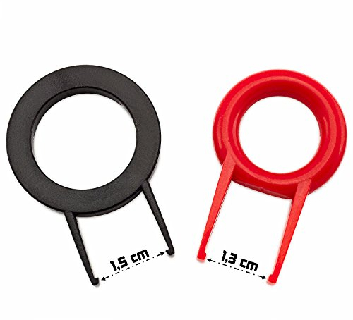 IT-Services Irro Keycap puller/key cap remover/puller twin pack for keycaps of computer keyboards, small and large design.