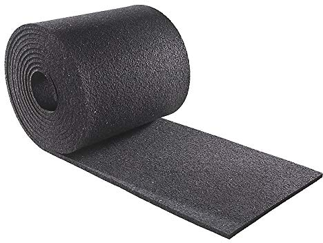 LASIPROFI - Antirutschrolle | Antirutschmatte aus PU-gebundenem Gummigranulat, geprüft nach VDI-Richtlinien | Druckfestigkeit bis 300 Tonnen/m²; Größe: 5.000x250x8mm; Farbe: schwarz | LKW