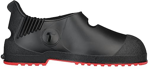 TINGLEY Workbrutes G2 - PVC Overshoe - 5.5 Ht. Cleated Outsole Black/Red 2XL