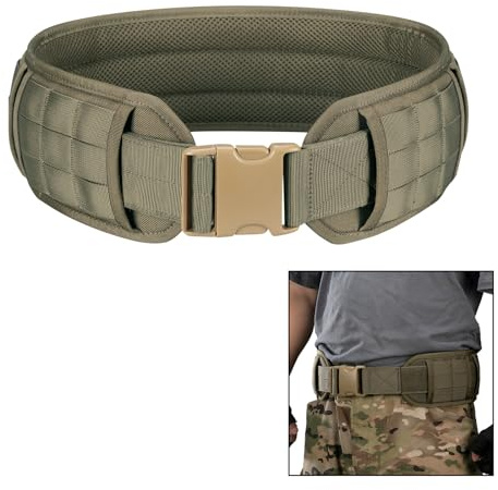 EXCELLENT ELITE SPANKER Militärischer Hüftgürtel Mehrzweck-Molle gepolstert Patrouille Gürtel Outdoor Sportgeräte (RGN-L)