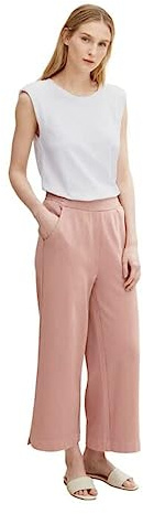 TOM TAILOR Señoras Culotte Pantalones de tela 1032045, 29515 - Nude Rose, 36W / 28L