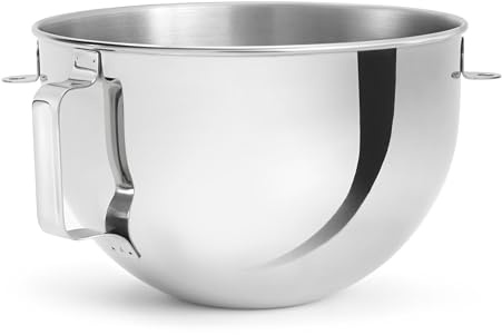 KitchenAid 5.2L Polished Bowl with Strap Handle for Bowl Lift Stand Mixer