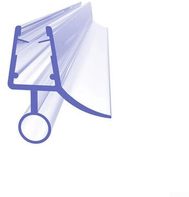 Zoegneer 2 juntas de ducha de goma transparente para mampara de ducha y mampara de ducha y cubículos (8 mm)