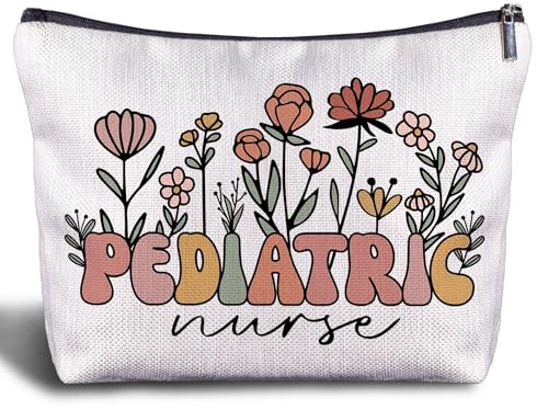Zomhix Pediatric Nurse Cosmetic Bag - Pediatric Nurse Accessories Gifts for Birthdays, Nurses Day Graduation Gifts