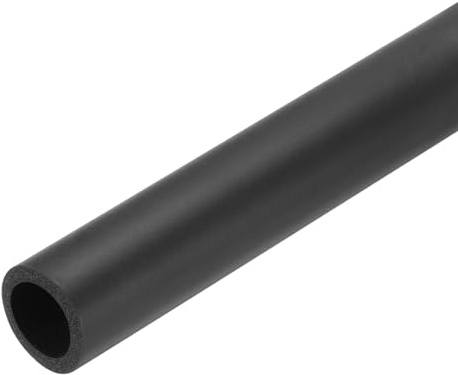 sourcing map Pipe Insulation Foam Tube Lagging Insulation 22mm(7/8) ID 32mm(1 1/4) OD 24 Heat Preservation for Antifreeze Insulation, Handle Grip, Black