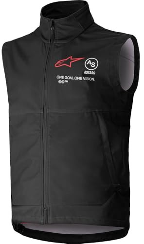 Alpinestars Techstar Softshell Gilet da motocross, nero, L